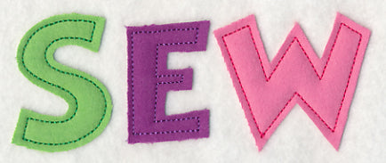 Sew (Crafty Cut Applique)
