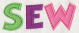 Sew (Crafty Cut Applique)