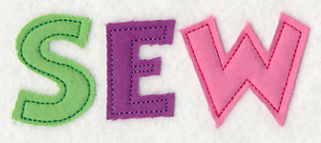 Sew (Crafty Cut Applique)