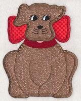 Gingham Dog (Heirloom Applique)