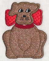 Gingham Dog (Heirloom Applique)