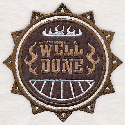 I Like It Well Done (Applique)
