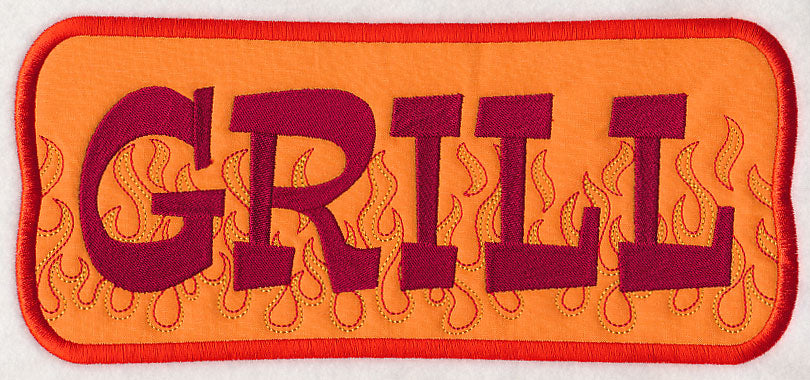Fiery Grill (Applique)
