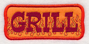 Fiery Grill (Applique)