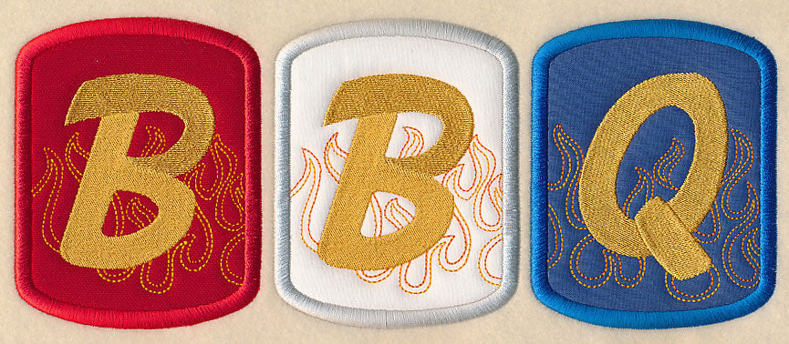 Fiery BBQ (Applique)