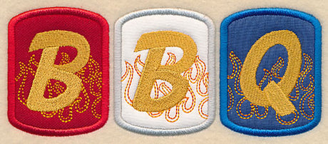 Fiery BBQ (Applique)