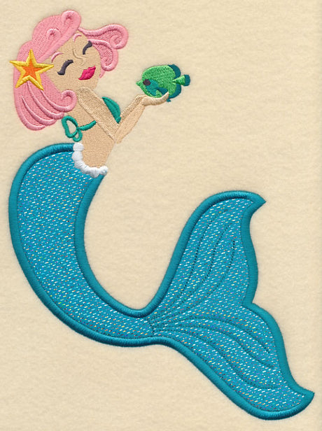 Mermaid and Fish (Applique)