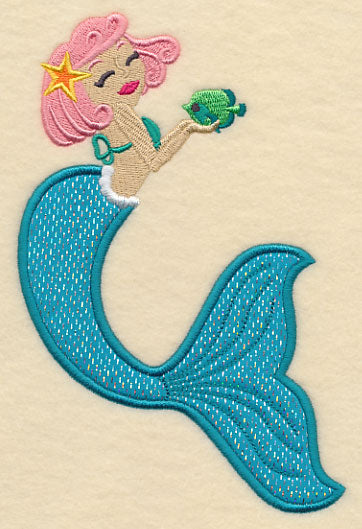 Mermaid and Fish (Applique)