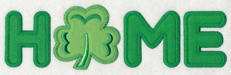 Home with Shamrock (Heirloom Applique)