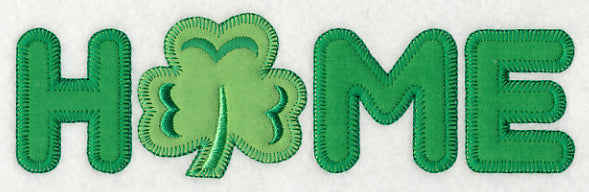 Home with Shamrock (Heirloom Applique)
