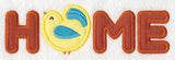 Home with Bird (Heirloom Applique)
