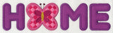 Home with Butterfly (Heirloom Applique)