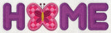 Home with Butterfly (Heirloom Applique)
