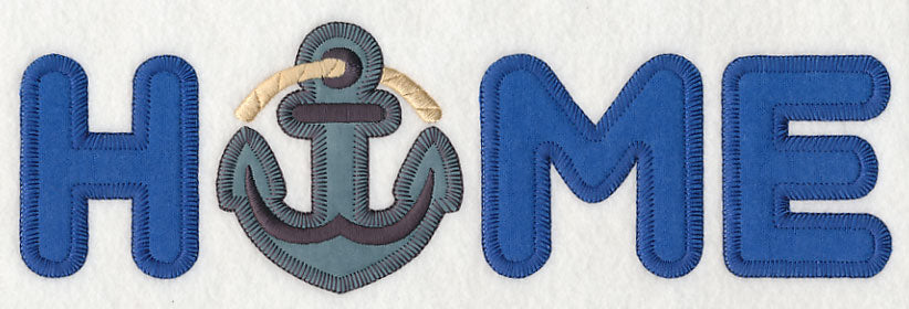 Home with Anchor (Heirloom Applique)