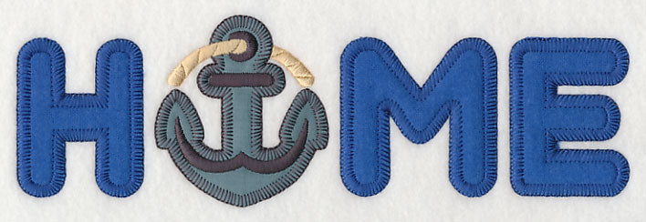 Home with Anchor (Heirloom Applique)