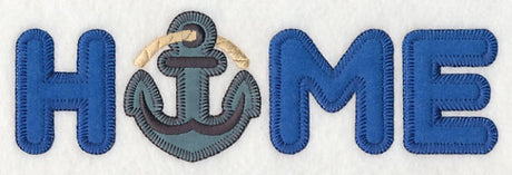 Home with Anchor (Heirloom Applique)