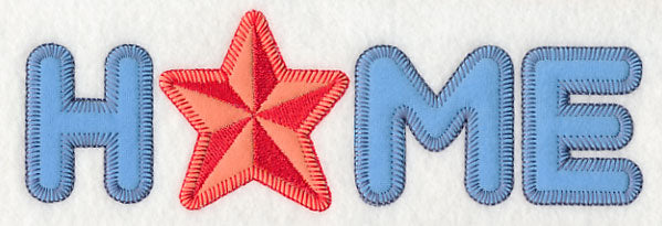 Home with Star (Heirloom Applique)