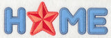 Home with Star (Heirloom Applique)