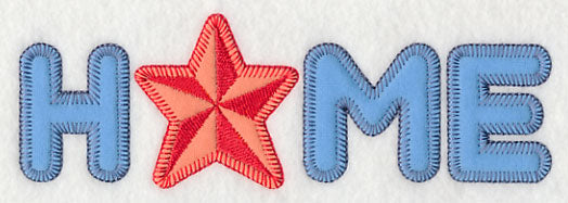Home with Star (Heirloom Applique)