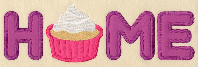 Home with Cupcake (Heirloom Applique)