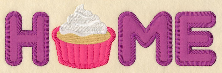 Home with Cupcake (Heirloom Applique)