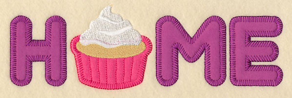 Home with Cupcake (Heirloom Applique)