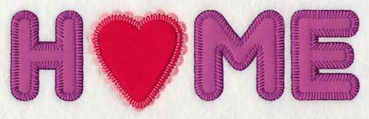 Home with Heart (Heirloom Applique)
