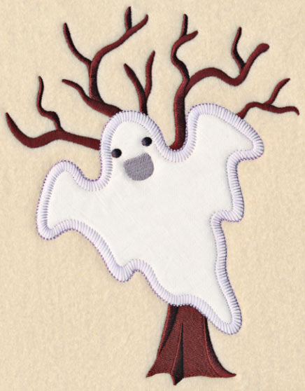 Ghost and Tree (Heirloom Applique)