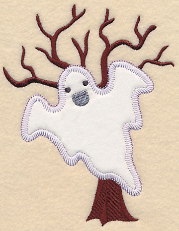 Ghost and Tree (Heirloom Applique)