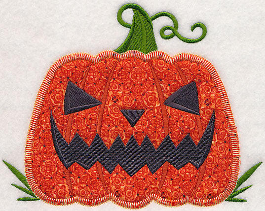 Haunting Halloween Pumpkin (Heirloom Applique)