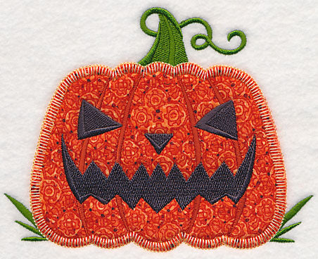 Haunting Halloween Pumpkin (Heirloom Applique)