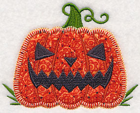 Haunting Halloween Pumpkin (Heirloom Applique)