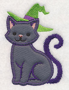 Bewitching Black Cat (Heirloom Applique)