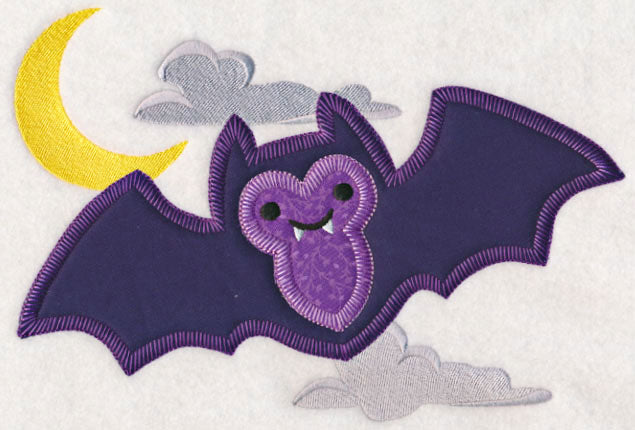 Boo Crew Bat (Heirloom Applique)