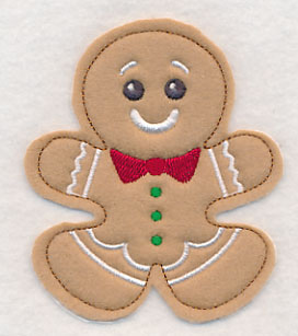 Gingerbread Boy (Crafty Cut Applique)