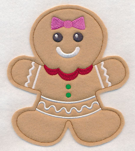 Gingerbread Girl (Crafty Cut Applique)