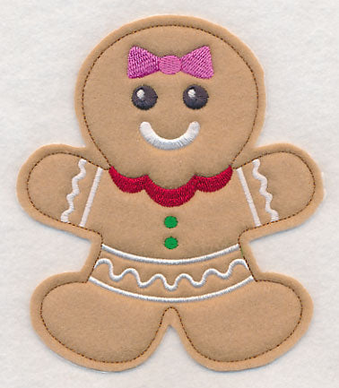 Gingerbread Girl (Crafty Cut Applique)