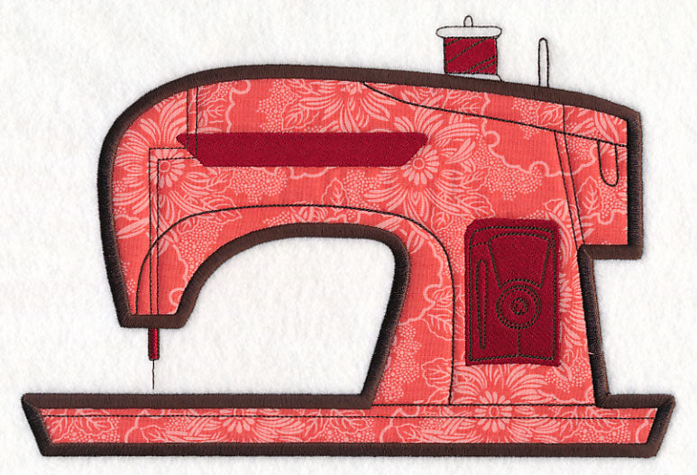 Retro Sewing Machine 1 (Applique)