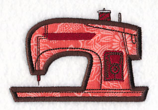 Retro Sewing Machine 1 (Applique)