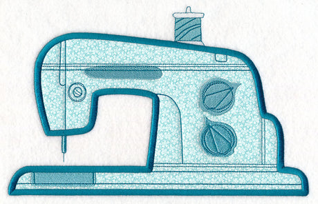 Retro Sewing Machine 2 (Applique)
