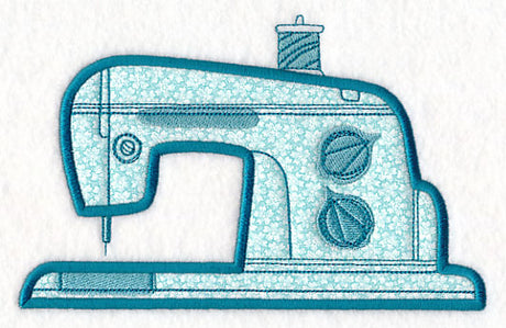 Retro Sewing Machine 2 (Applique)