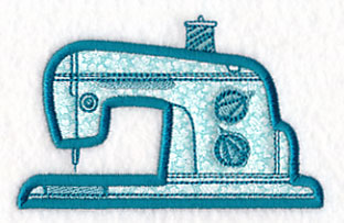 Retro Sewing Machine 2 (Applique)