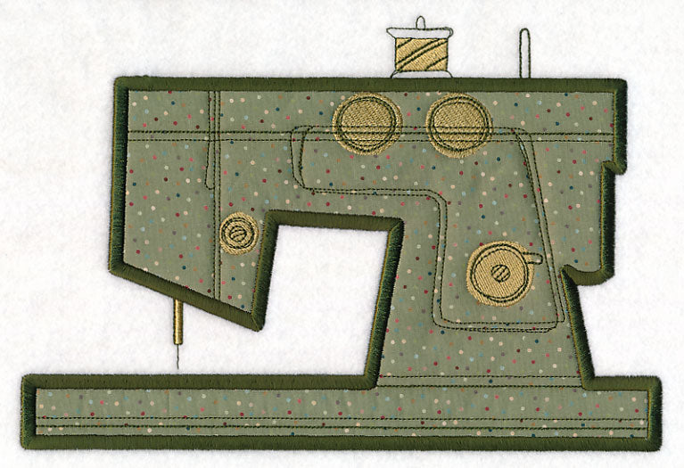 Retro Sewing Machine 3 (Applique)