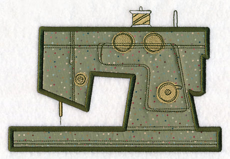 Retro Sewing Machine 3 (Applique)