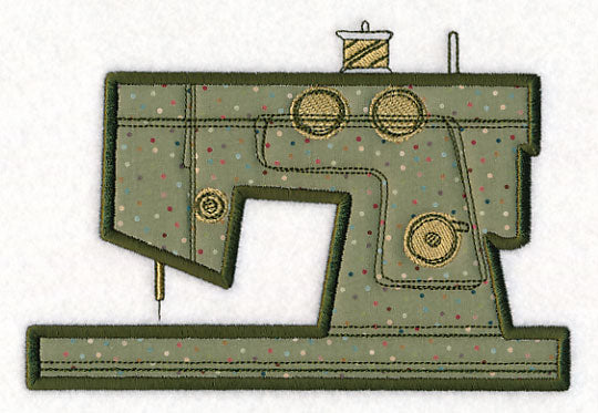 Retro Sewing Machine 3 (Applique)