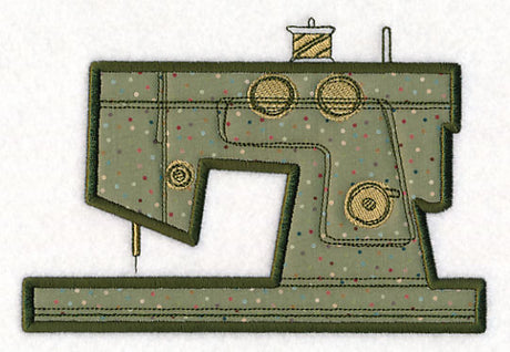 Retro Sewing Machine 3 (Applique)
