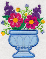 Blooming with Beauty Urn (Applique)