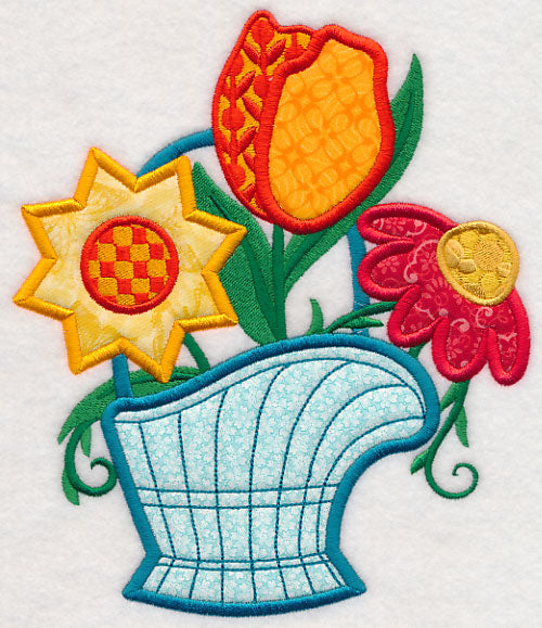 Garden Basket (Applique)