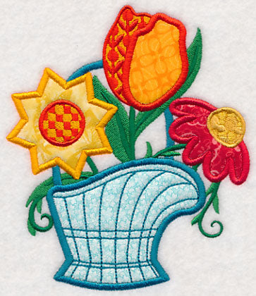 Garden Basket (Applique)