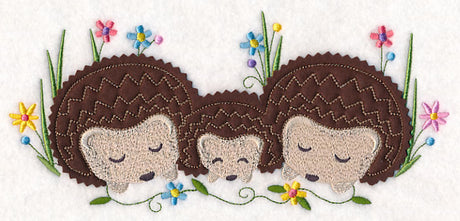 Cuddling Hedgehog Family (Crafty Cut Applique)